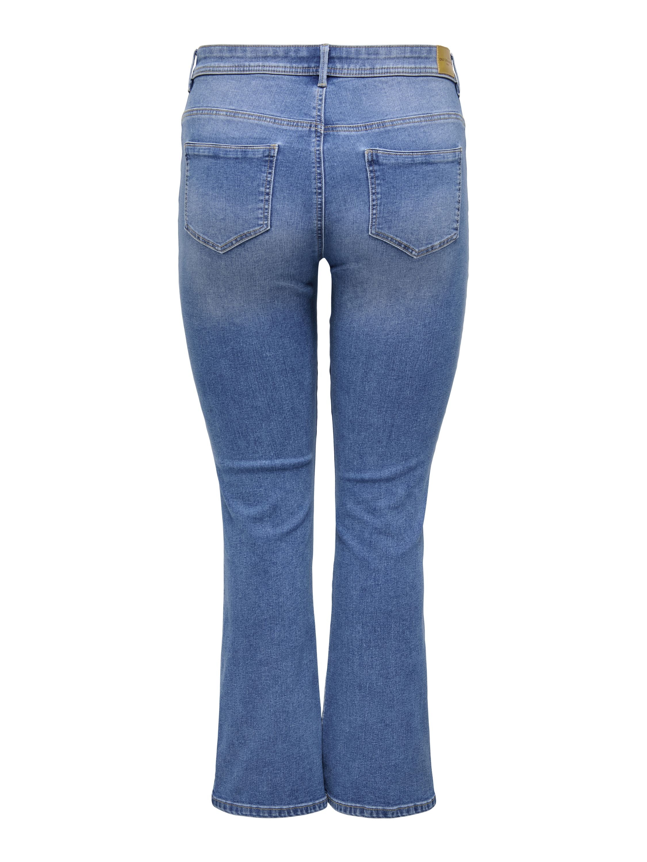Jeans SALLY Flared Fit - Medium Blue Denim - Blau