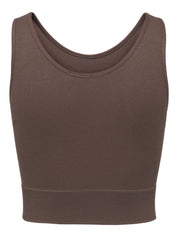 Top ONPJAIA cropped - Chocolate Martini - Braun