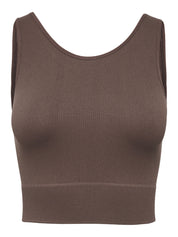 Top ONPJAIA cropped - Chocolate Martini - Braun