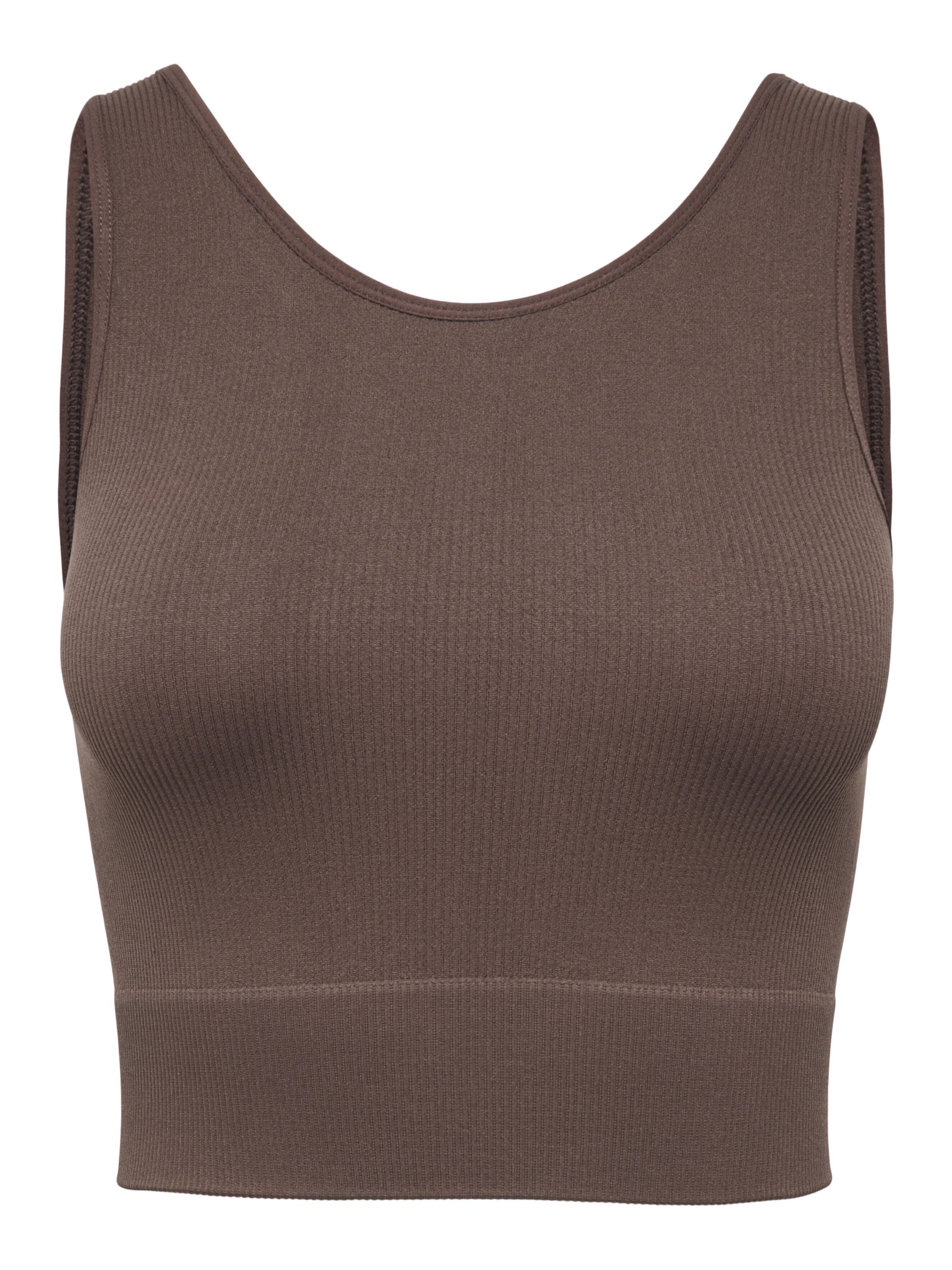 Top ONPJAIA cropped - Chocolate Martini - Braun