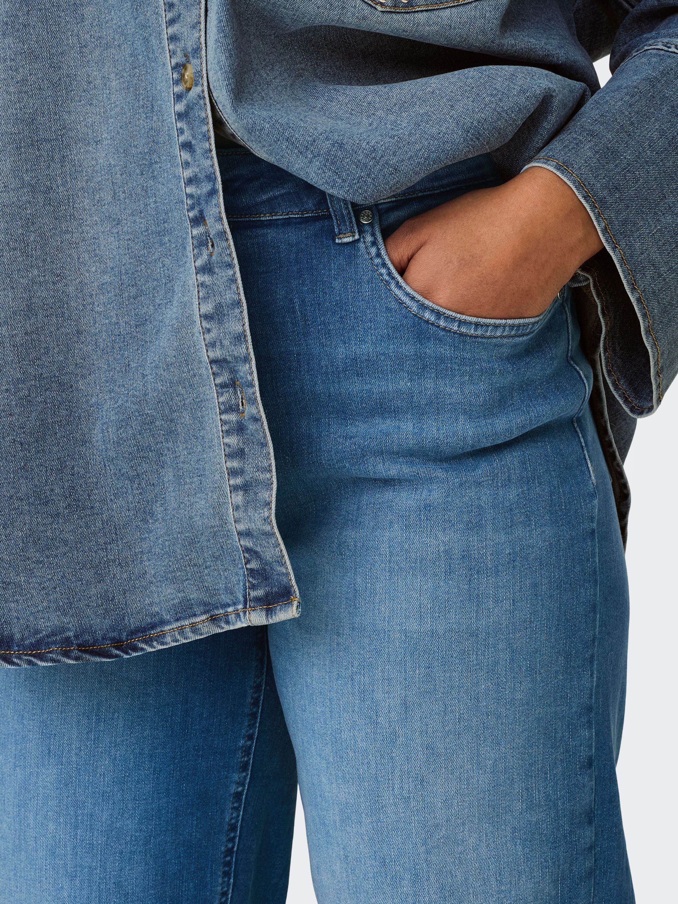 Jeans WILLY Wíde Leg - Medium Blue Denim - Blau