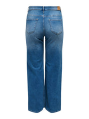 Jeans WILLY Wíde Leg - Medium Blue Denim - Blau