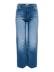 Jeans WILLY Wíde Leg - Medium Blue Denim - Blau