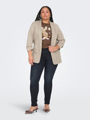Blazer CARELLY - White Pepper/Melange - Grau
