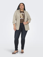 Blazer CARELLY - White Pepper/Melange - Grau