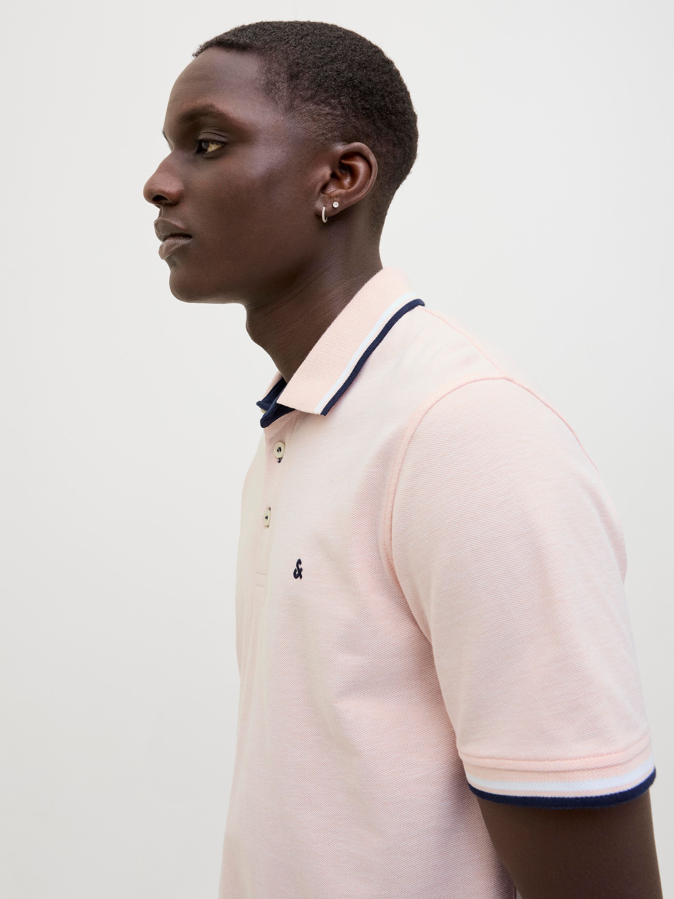 Poloshirt aus Baumwolle - Peach Parfait/PLAY - Rosa