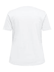 T-Shirt JEN aus Baumwolle - Bright White - Weiß