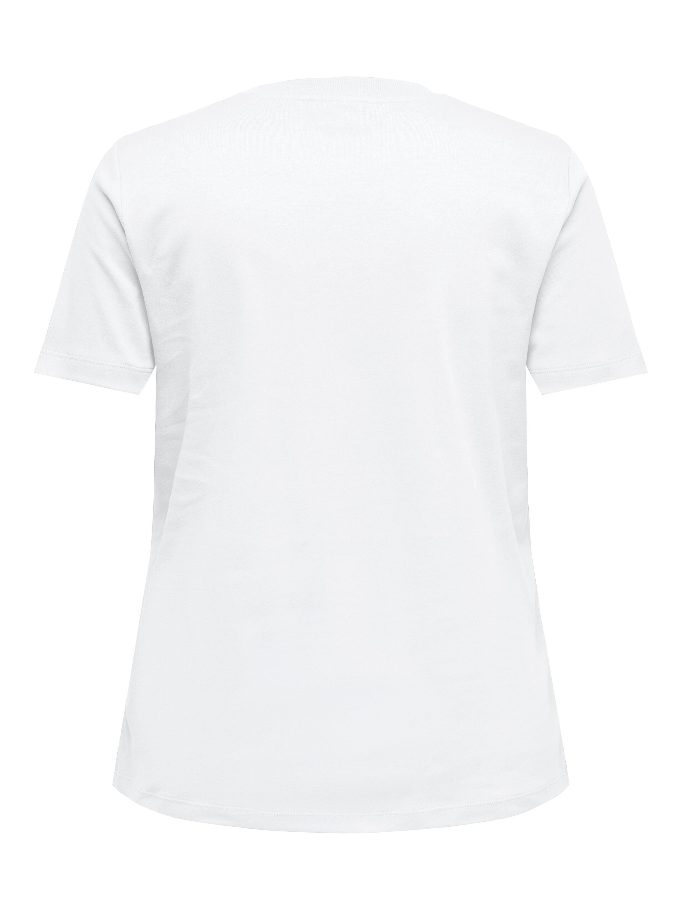 T-Shirt JEN aus Baumwolle - Bright White - Weiß