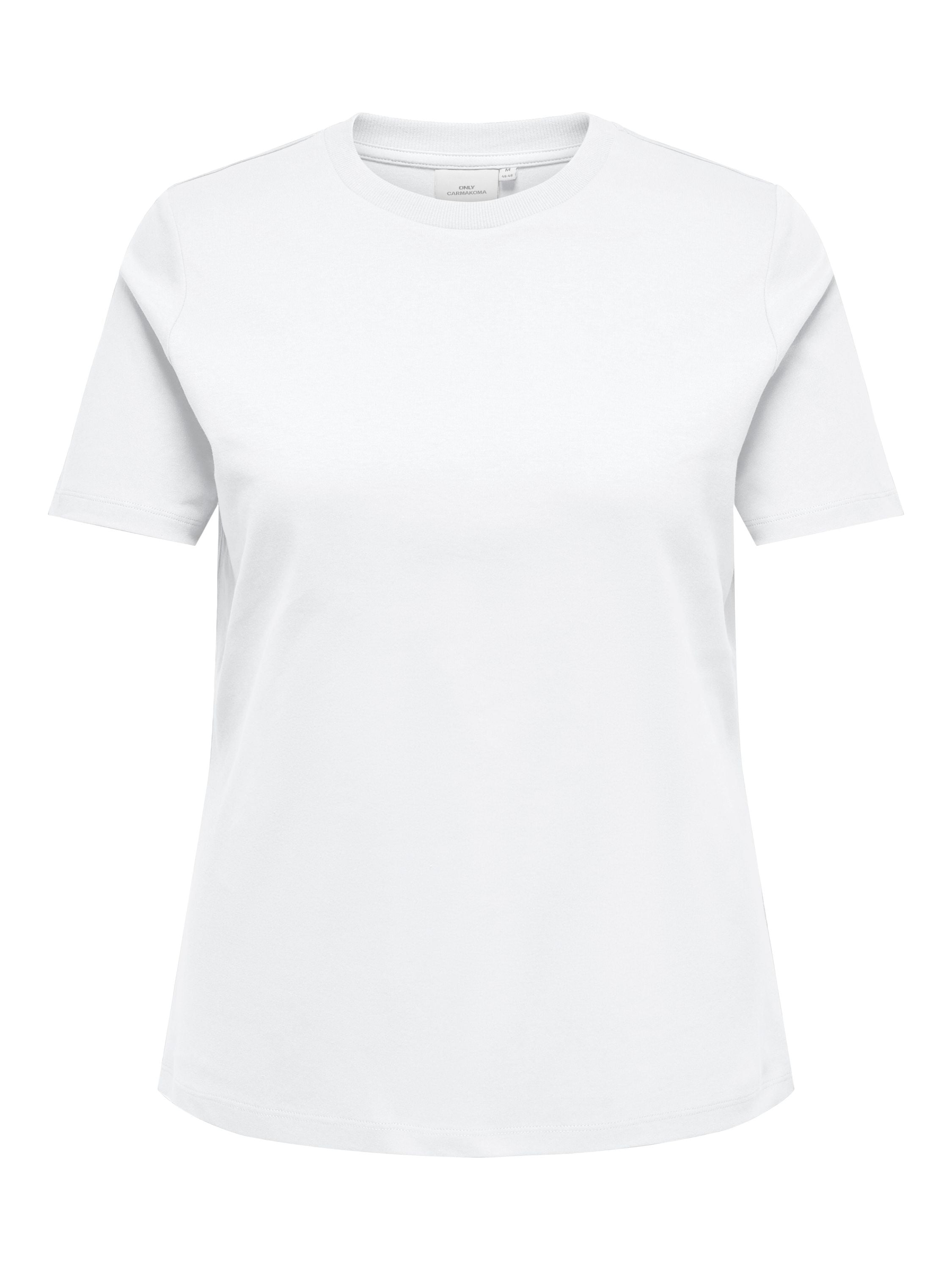 T-Shirt JEN aus Baumwolle - Bright White - Weiß