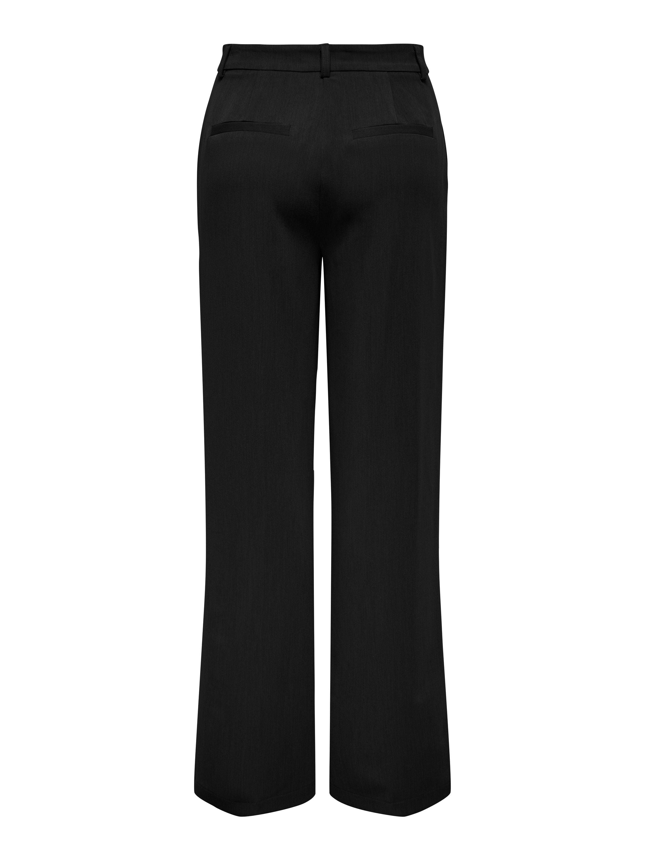 Straight Leg Hose - Black - Schwarz