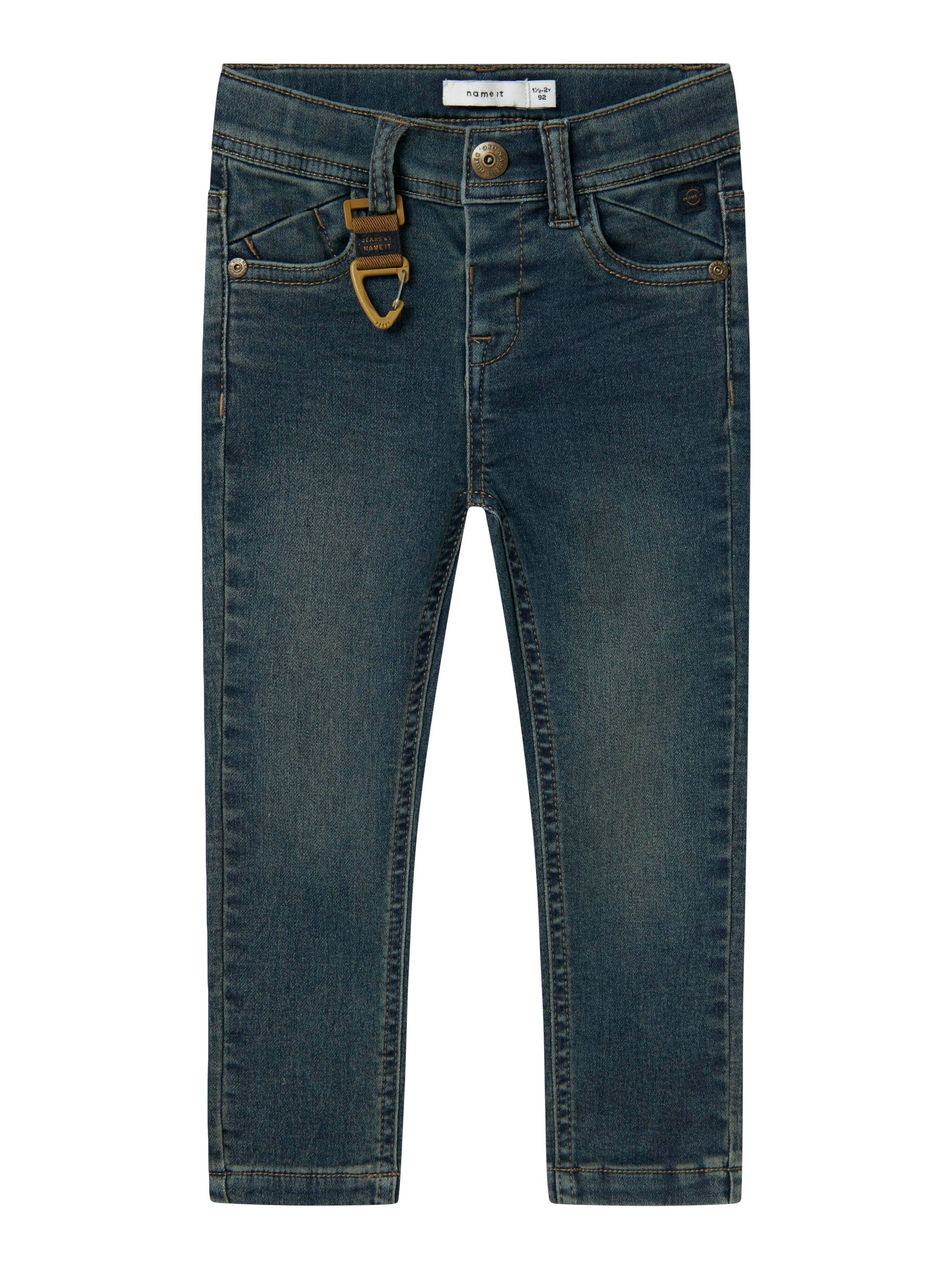 Jeans Slim Fit - Vintage Dark Blue Denim - Blau