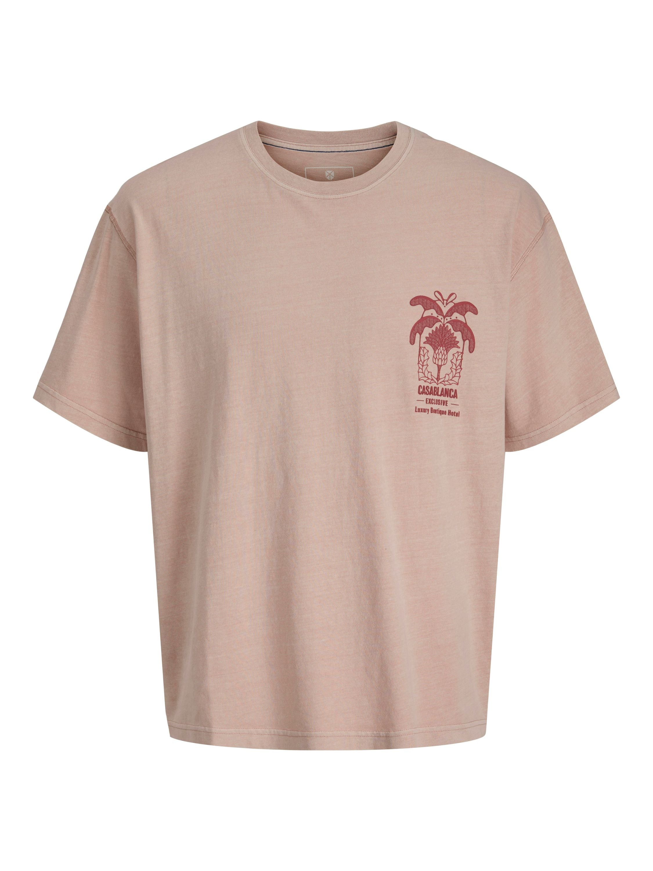 T-Shirt aus Baumwolle - Rose Dust - Rosa