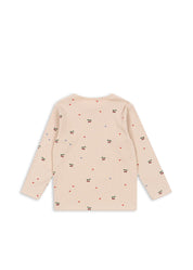 Langarmshirt ELLA aus Bio-Baumwolle - CHERRY COEUR BLUSH - Rosa