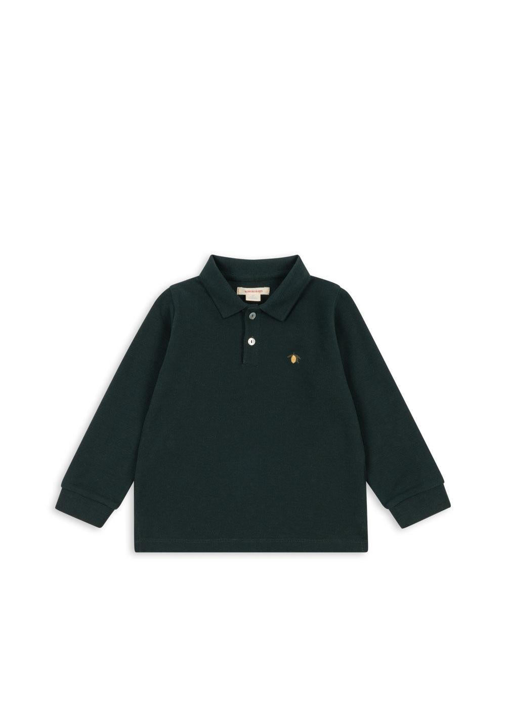 Langarm-Poloshirt FLORIAN - PINE GROVE - Grün