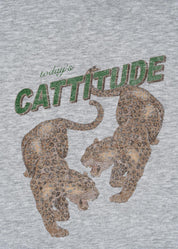 Sweatjacke LOU - GREY MELANGE - Grau