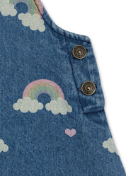 Latzkleid Midi MAGOT - RAINBOW - Blau