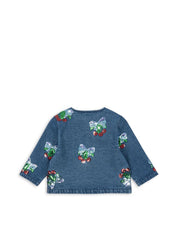 Jeansbluse MAGOT - AMARENA SEQUIN - Blau