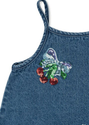 Jeanskleid Midi MAGOT - AMARENA SEQUIN - Blau