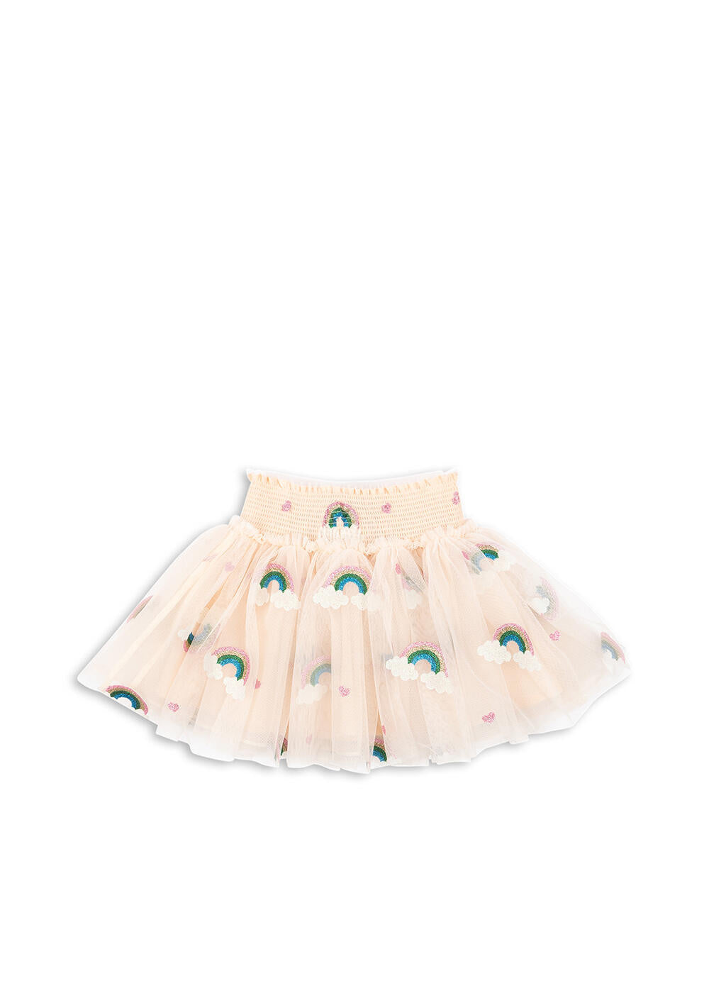 Meshrock Midi TULLIE - RAINBOW GLITTER - Rosa