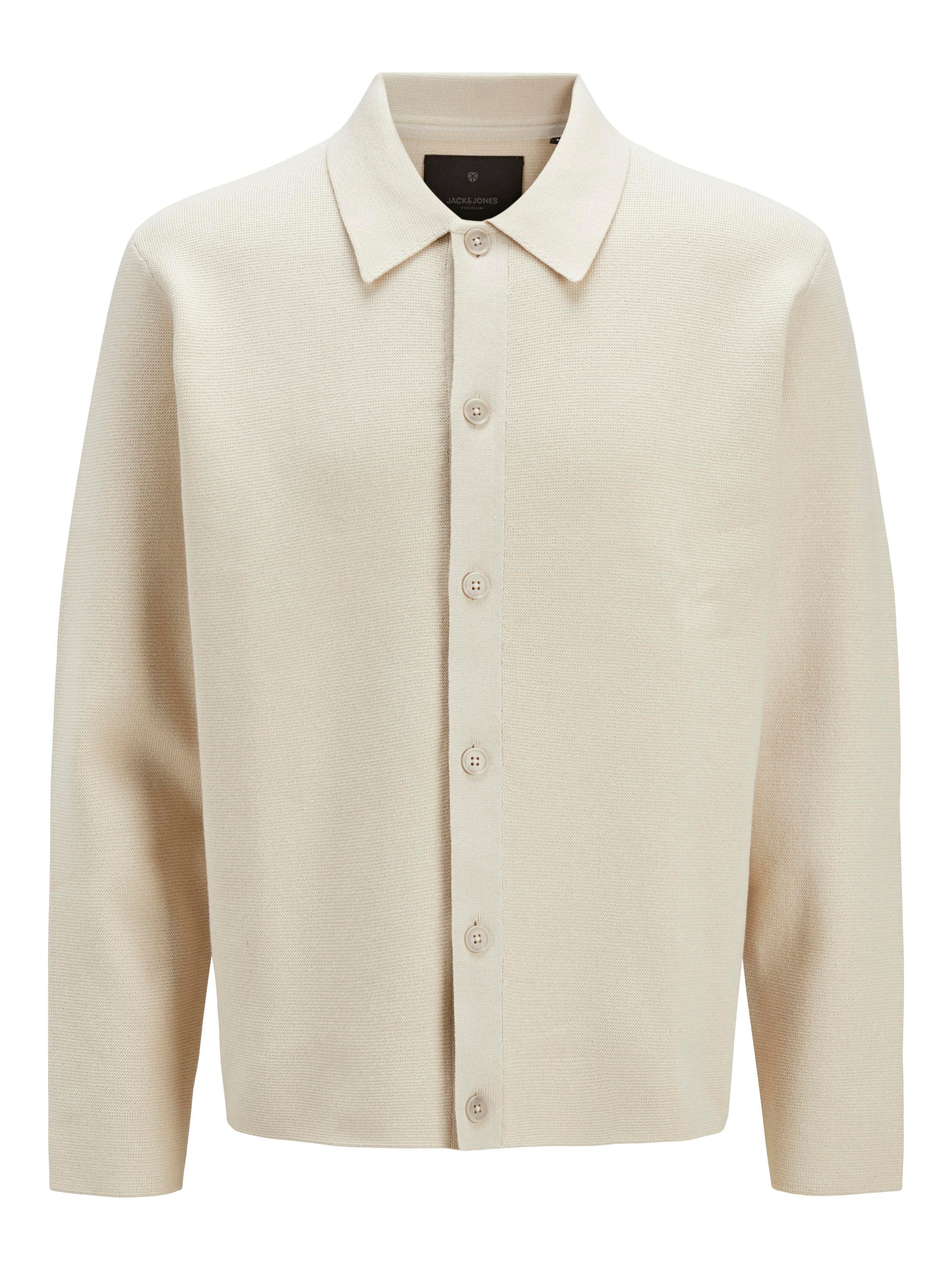 Strickjacke aus Baumwollmix - Silver Lining - Beige