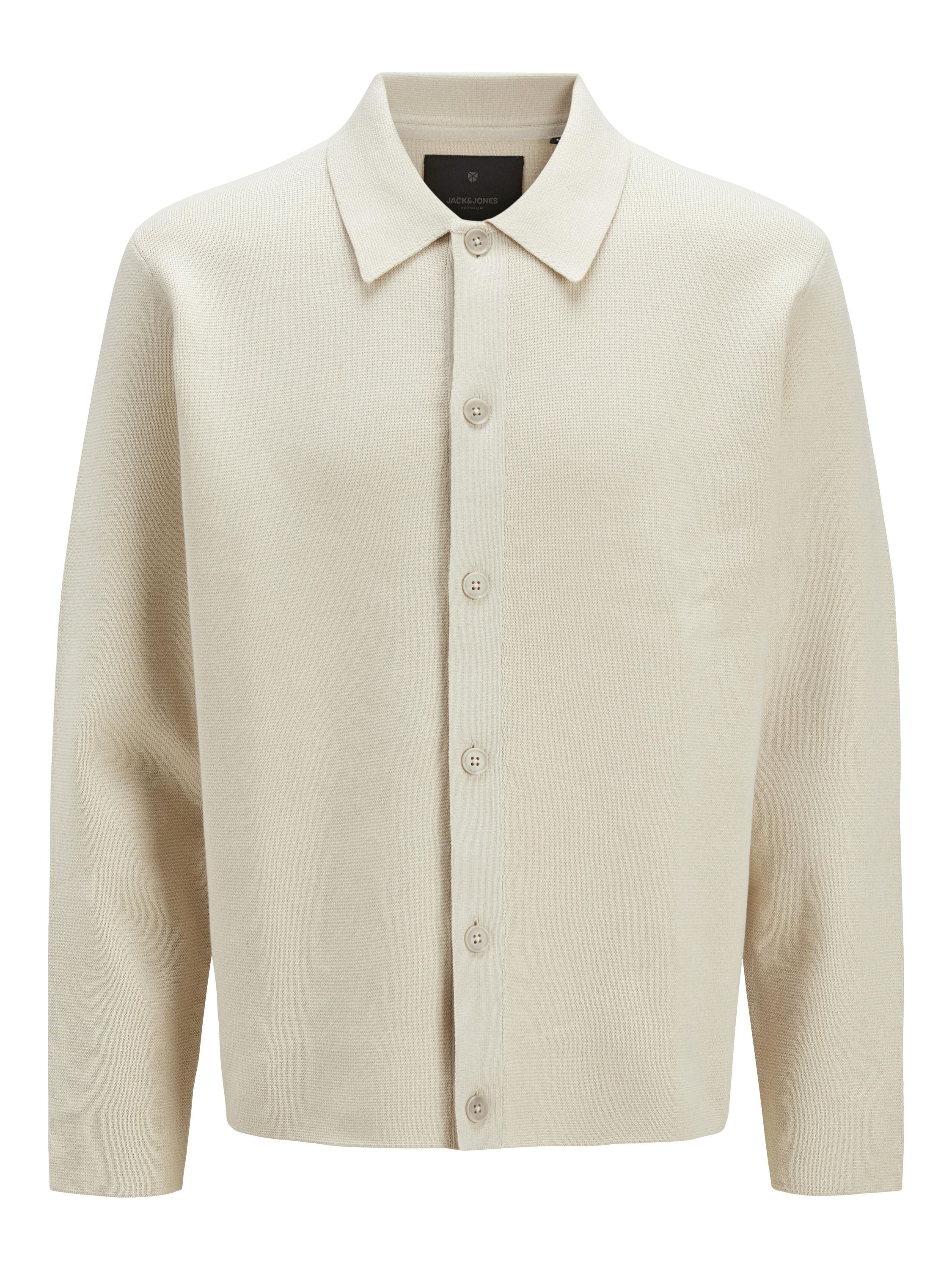 Strickjacke aus Baumwollmix - Silver Lining - Beige