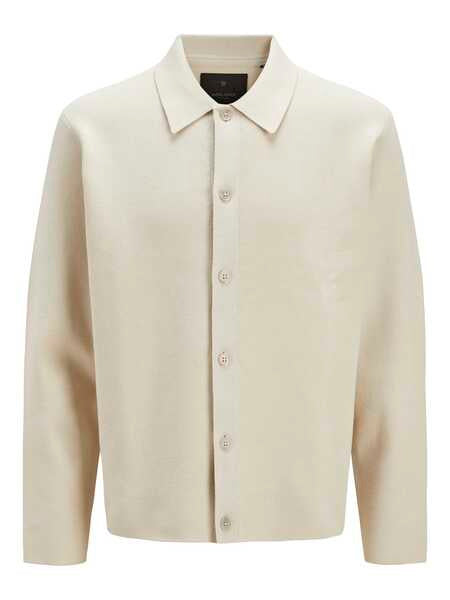 Strickjacke aus Baumwollmix - Silver Lining - Beige