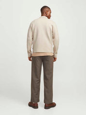 Strickjacke aus Baumwollmix - Silver Lining - Beige