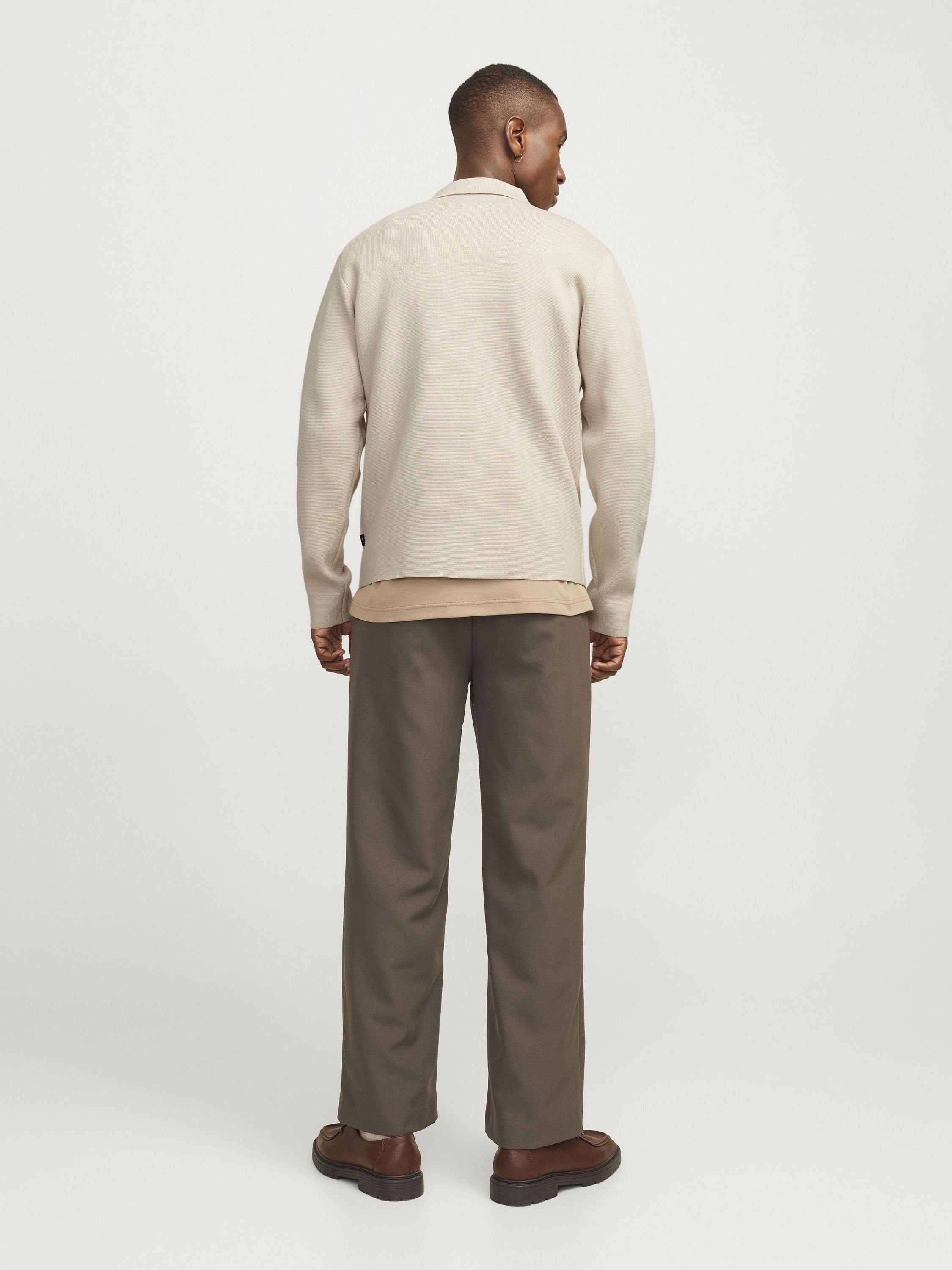 Strickjacke aus Baumwollmix - Silver Lining - Beige