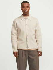 Strickjacke aus Baumwollmix - Silver Lining - Beige