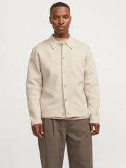 Strickjacke aus Baumwollmix - Silver Lining - Beige