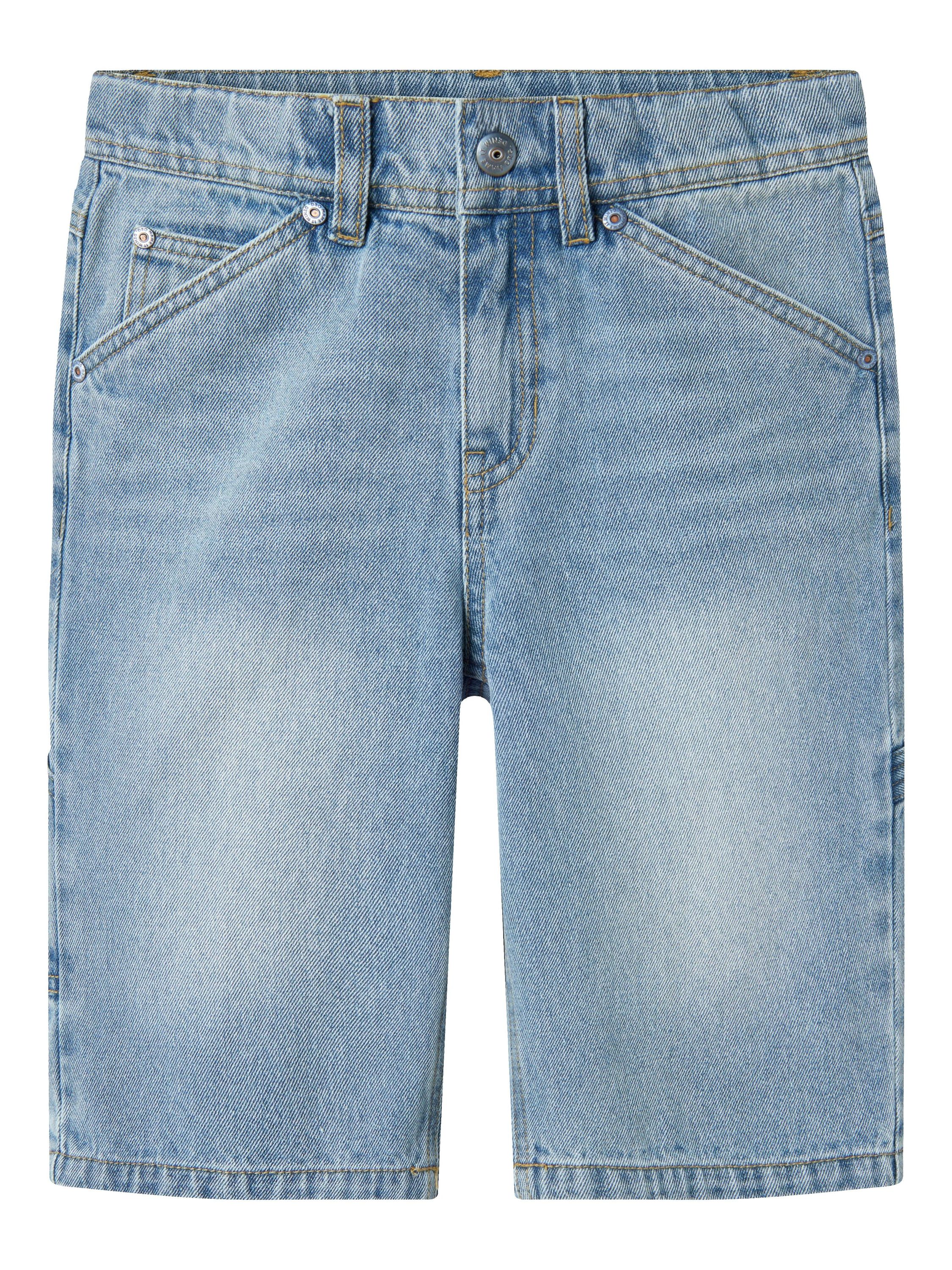 Jeansshorts Loose Fit - Light Blue Denim - Blau