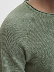 Strickpullover aus Baumwolle - Laurel Wreath/Twist - Grün