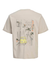 T-Shirt aus Baumwolle - Silver Lining - Grau