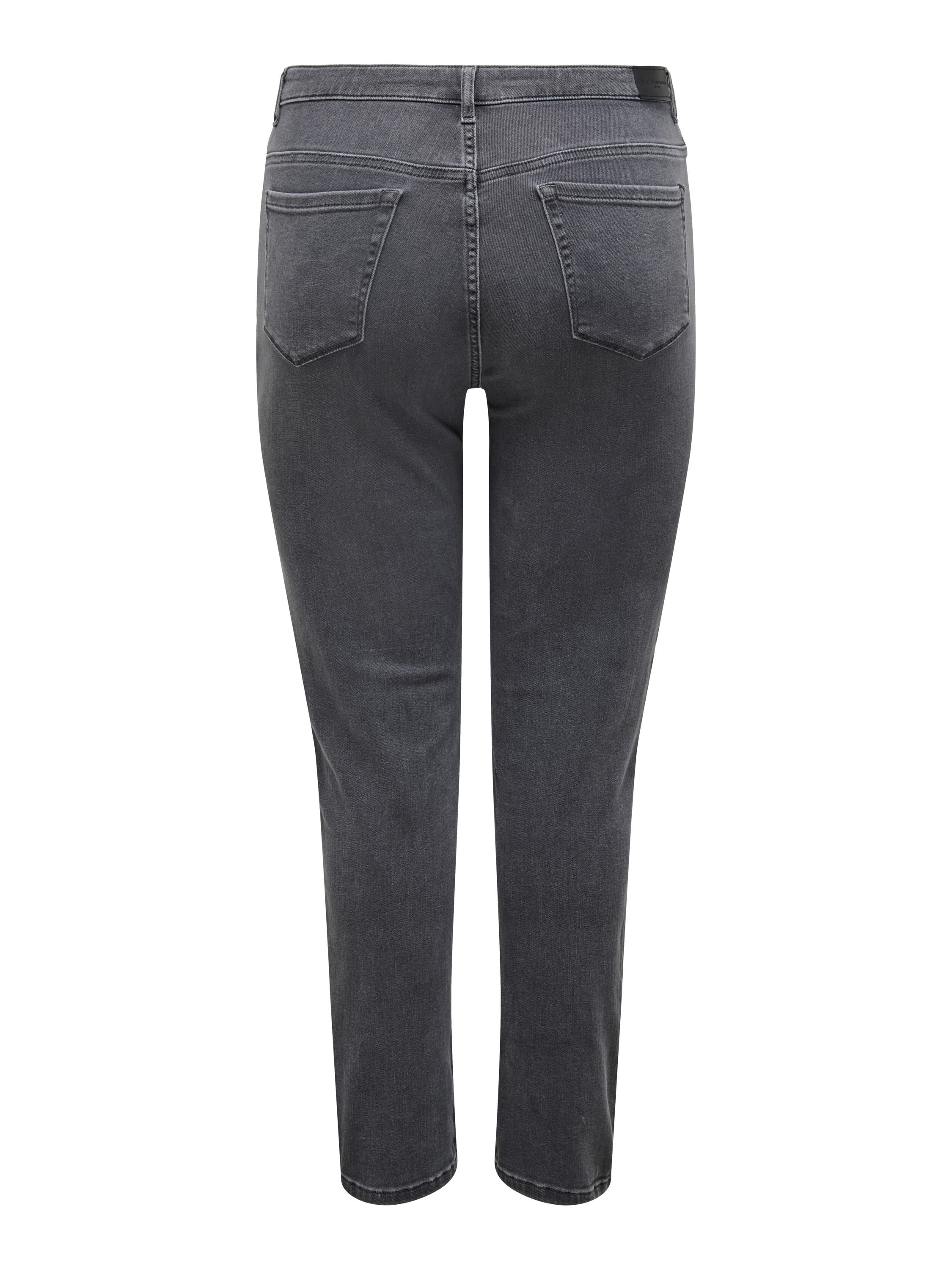 Slim Fit Jeans - Medium Grey Denim - Grau
