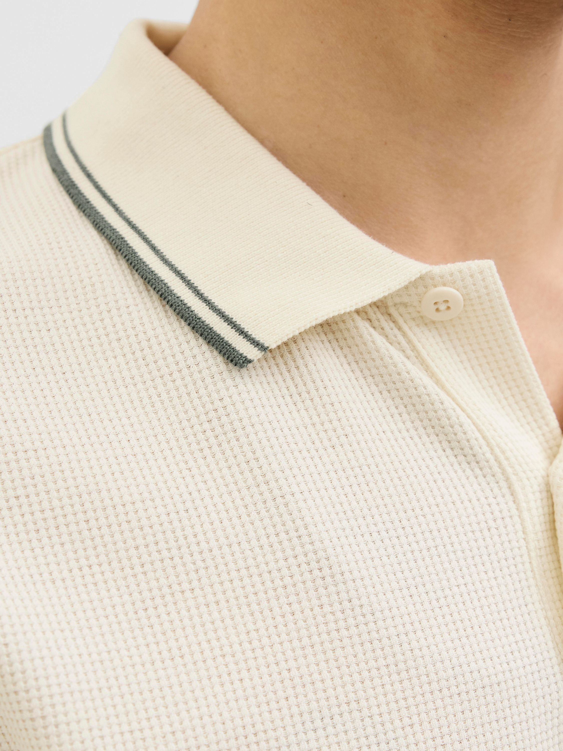 Poloshirt - Antique White/Play - Creme