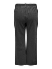 Schlupfhose Straight Leg - Dark Grey Melange - Grau