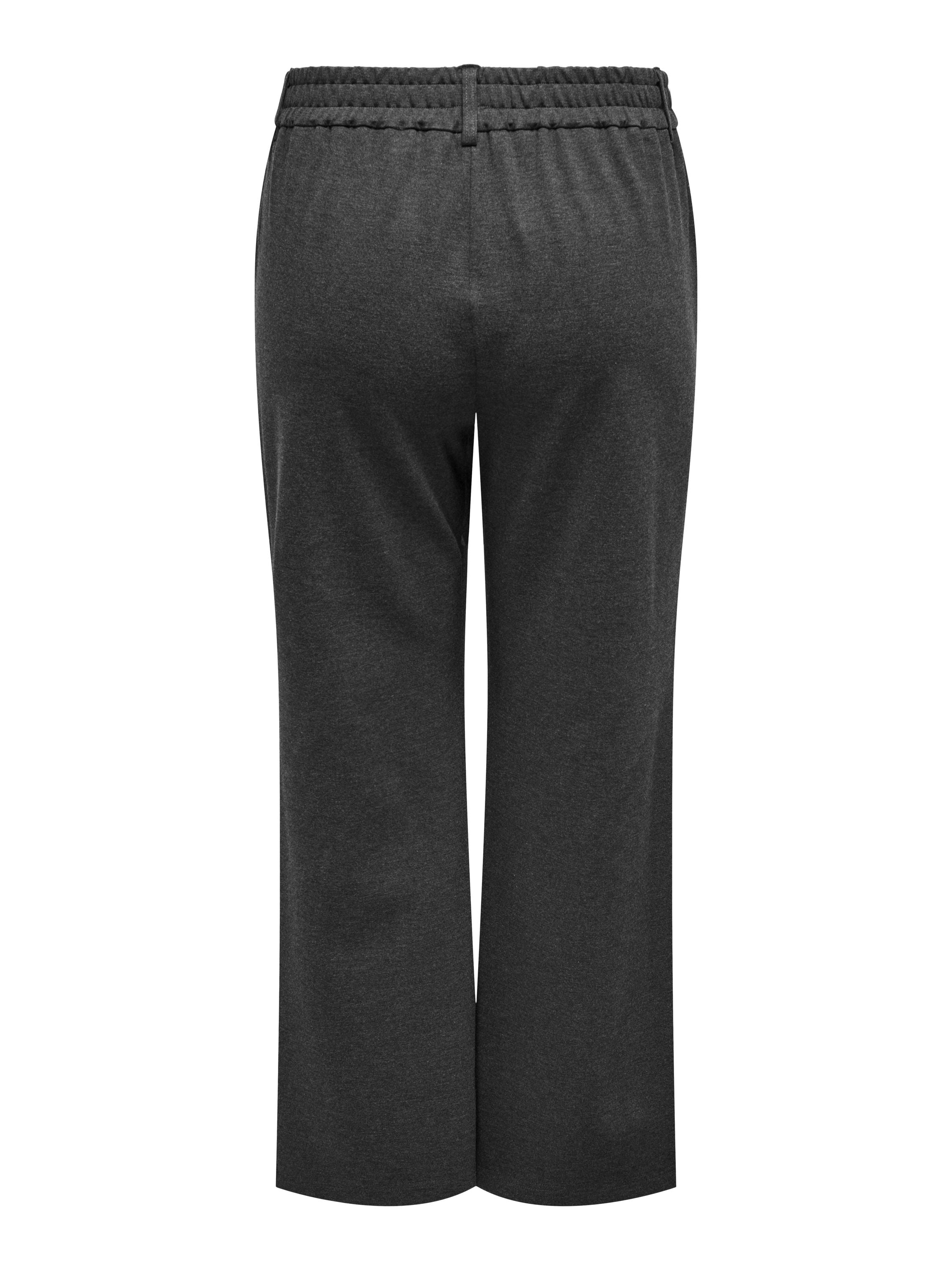 Schlupfhose Straight Leg - Dark Grey Melange - Grau