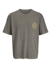 T-Shirt aus Baumwolle - Steeple Gray - Grau