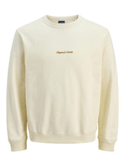 Sweatshirt aus Baumwolle - Antique White - Weiß