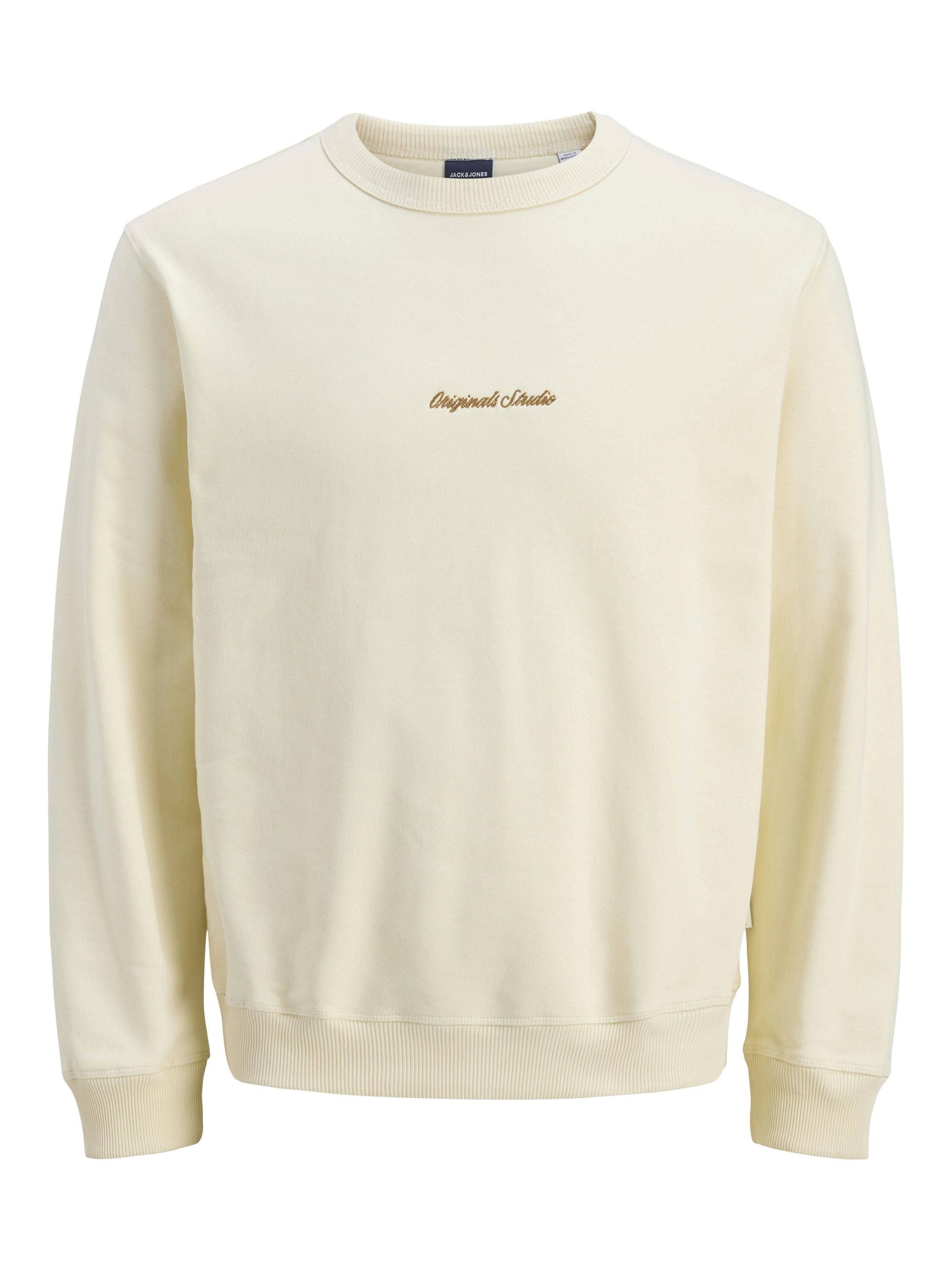 Sweatshirt aus Baumwolle - Antique White - Weiß