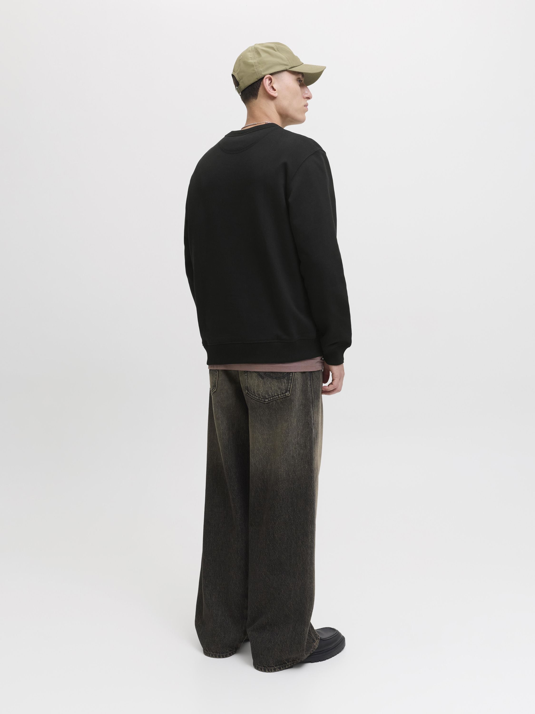 Sweatshirt aus Baumwolle - Black - Schwarz