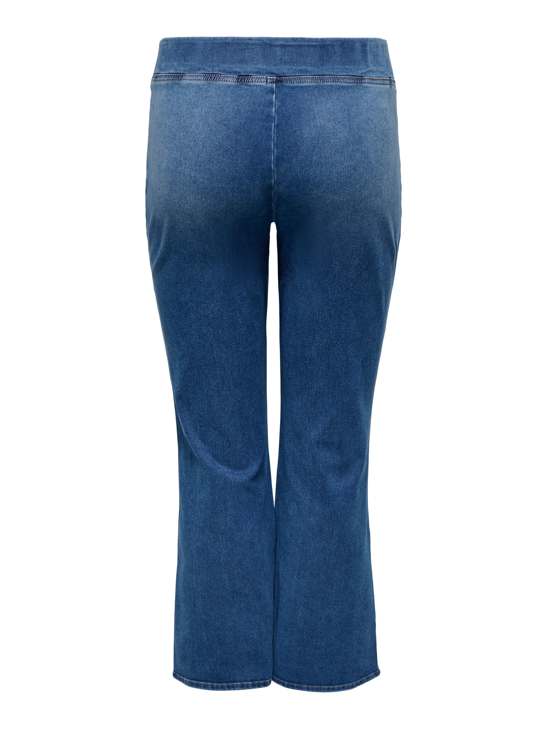 Jeans Flared Fit - Medium Blue Denim - Blau