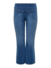 Jeans Flared Fit - Medium Blue Denim - Blau