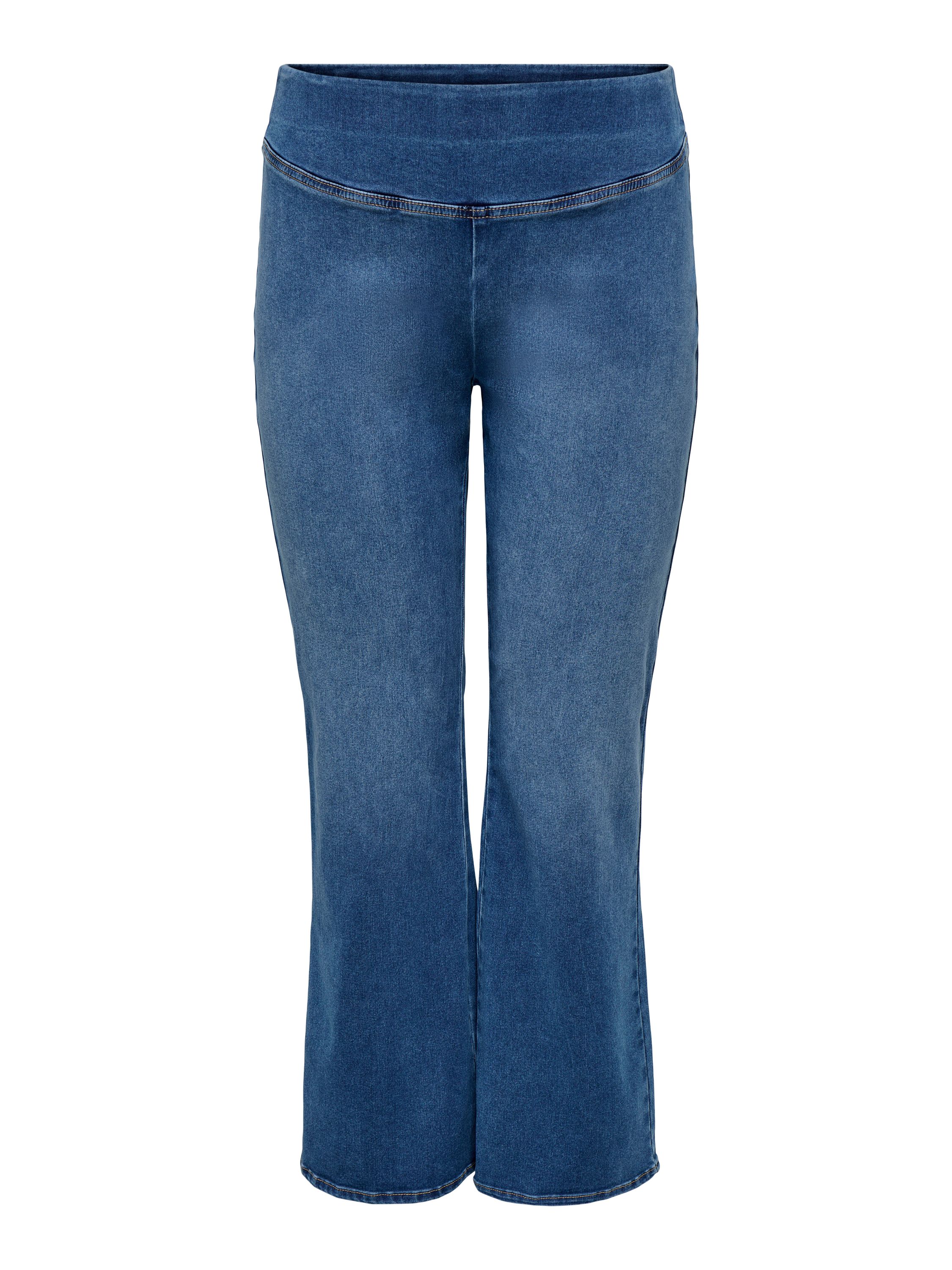 Jeans Flared Fit - Medium Blue Denim - Blau