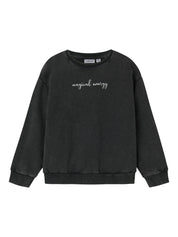 Sweatshirt aus Bio-Baumwolle - Black - Schwarz