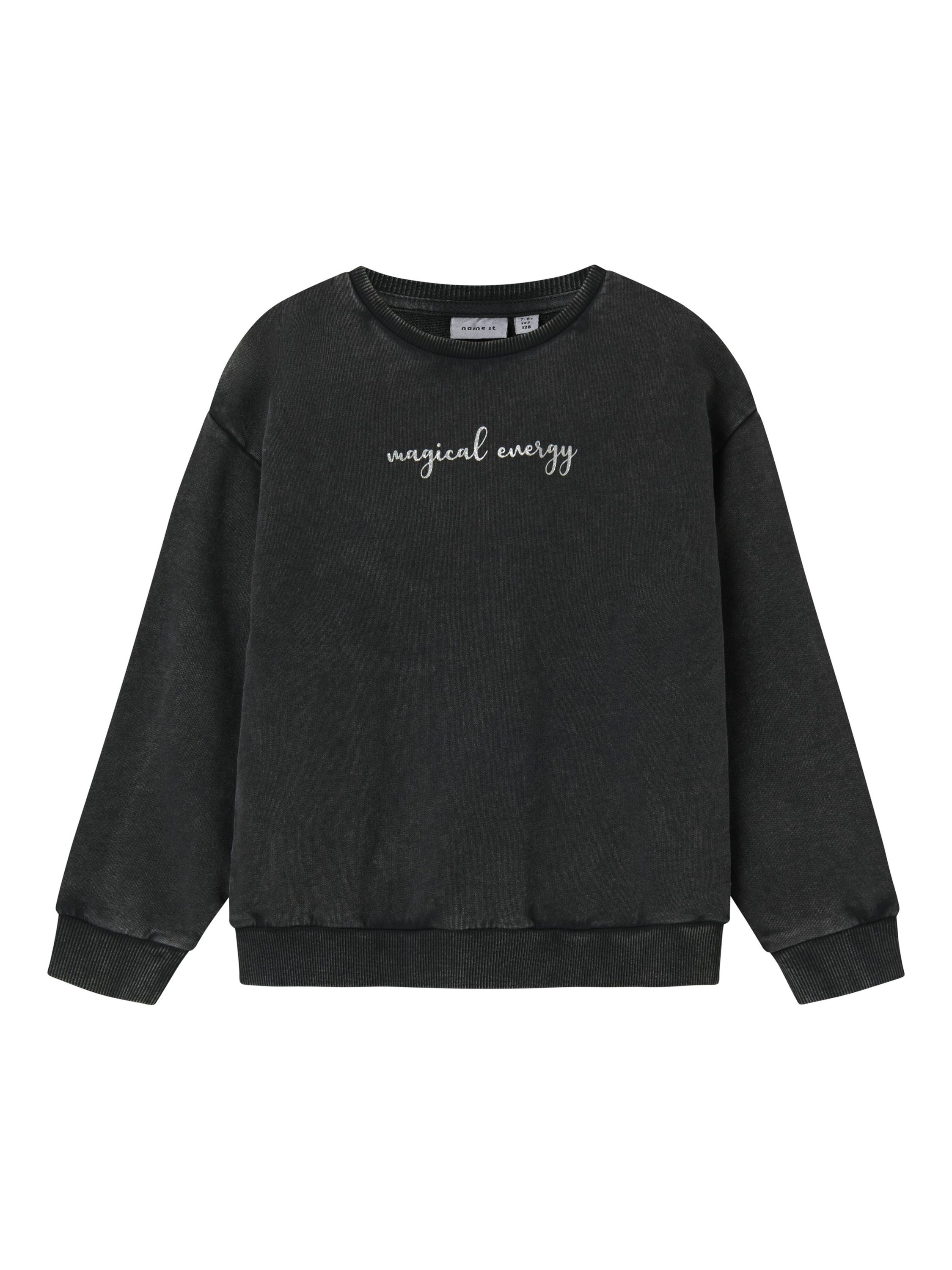 Sweatshirt aus Bio-Baumwolle - Black - Schwarz
