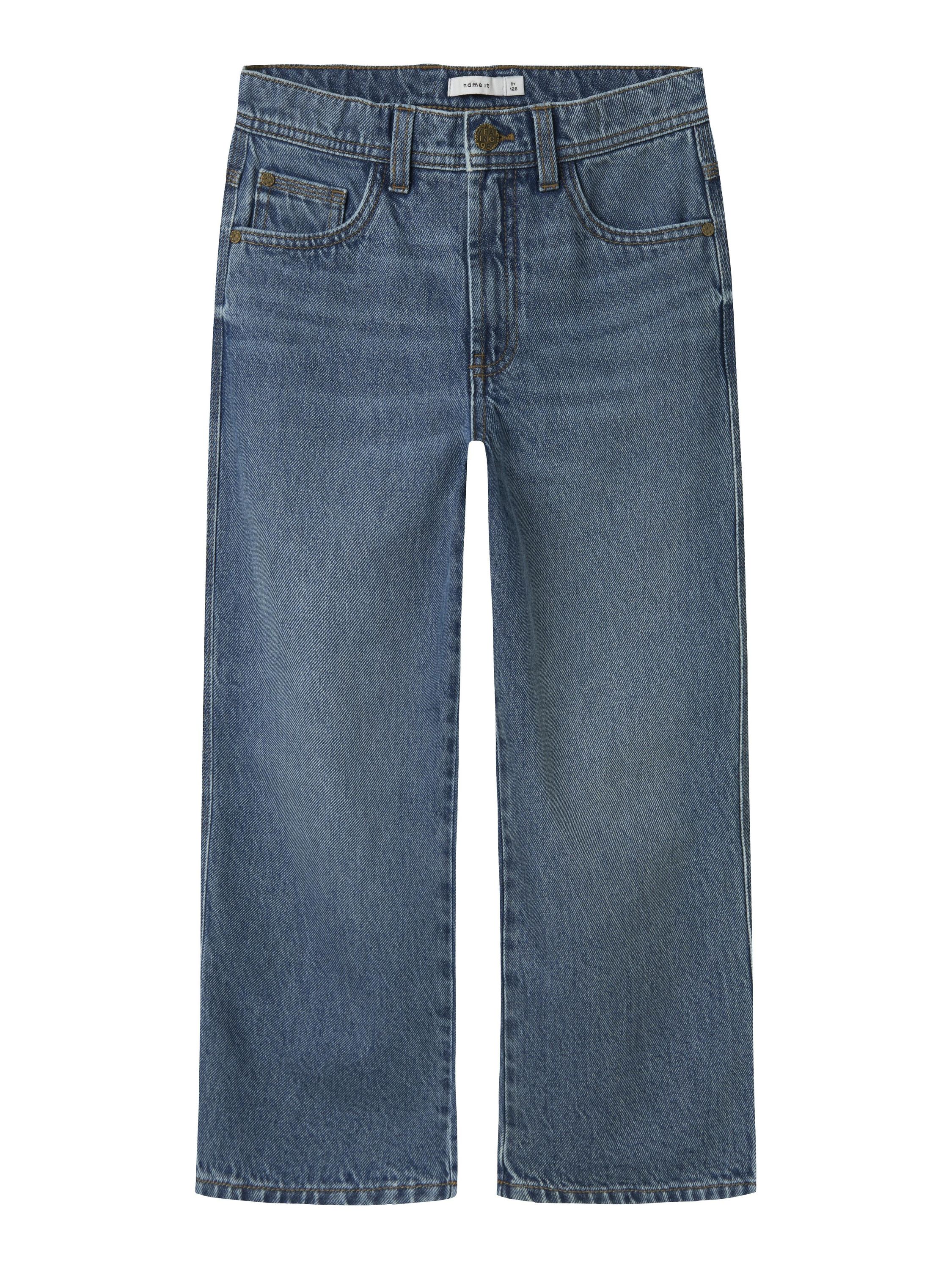 Jeans Baggy Fit - Medium Blue Denim - Blau