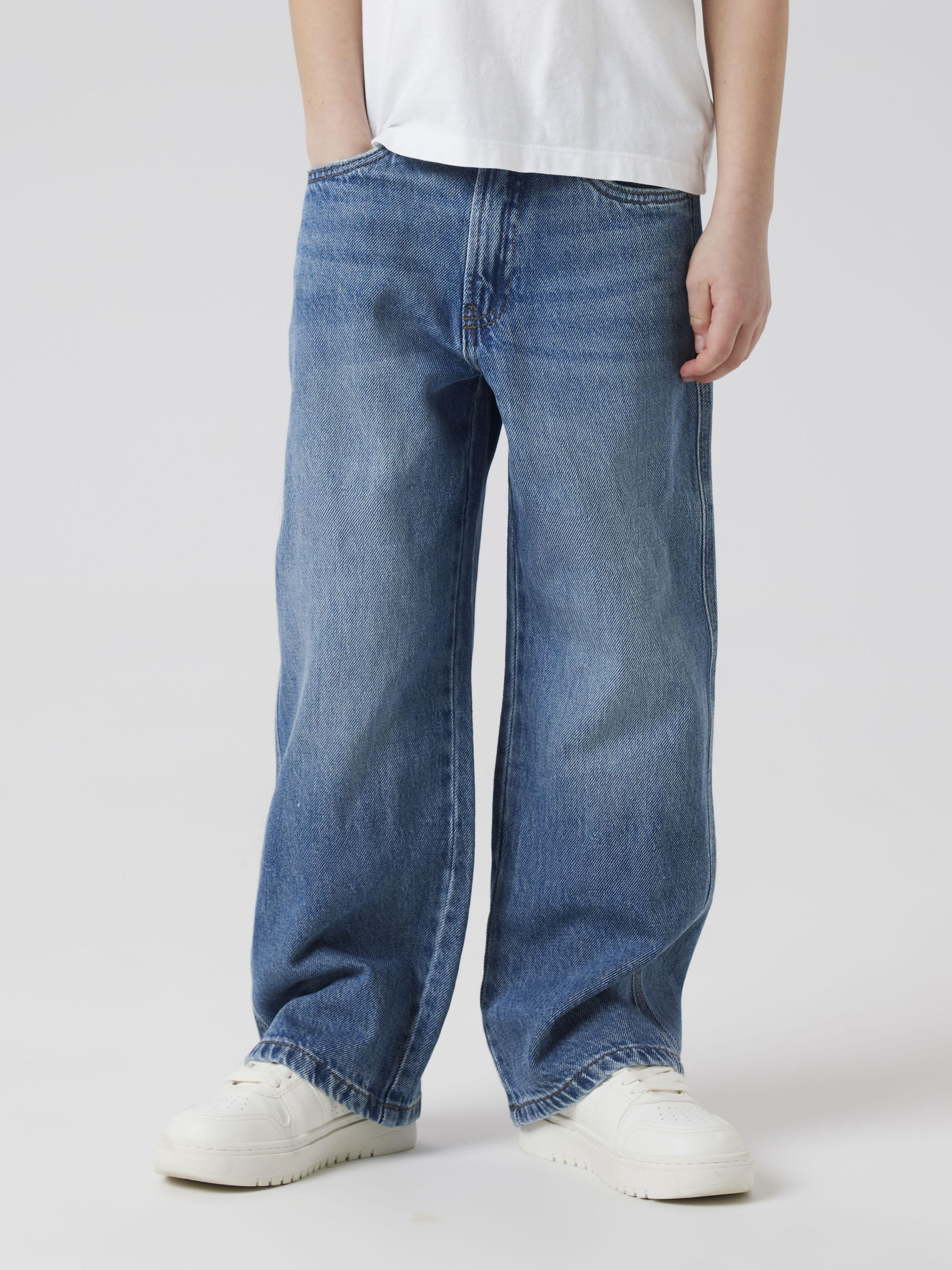 Jeans Baggy Fit - Medium Blue Denim - Blau