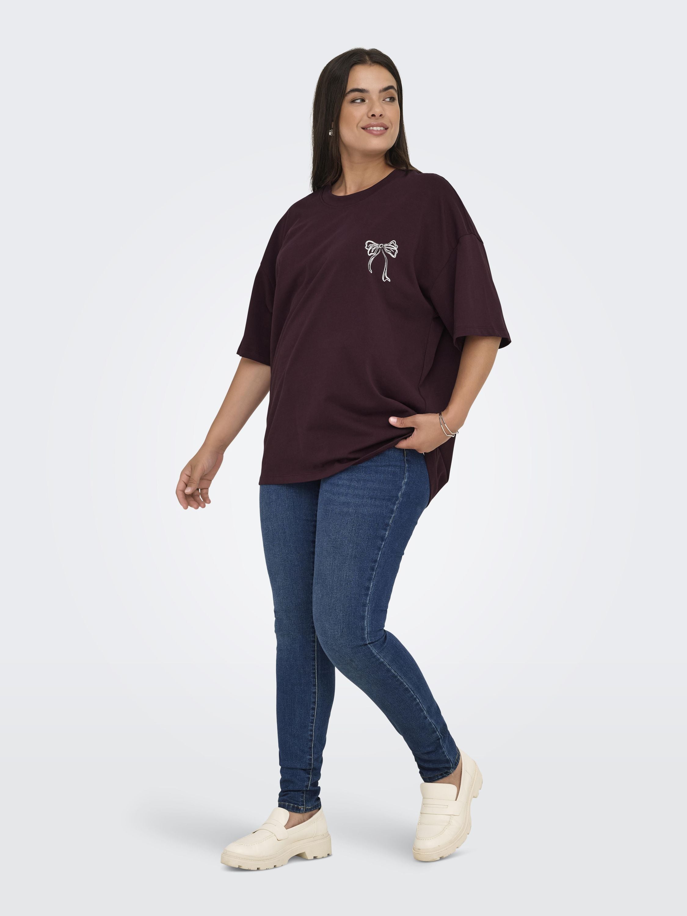 T-Shirt aus Bio-Baumwolle - Winetasting/BOW - Rot