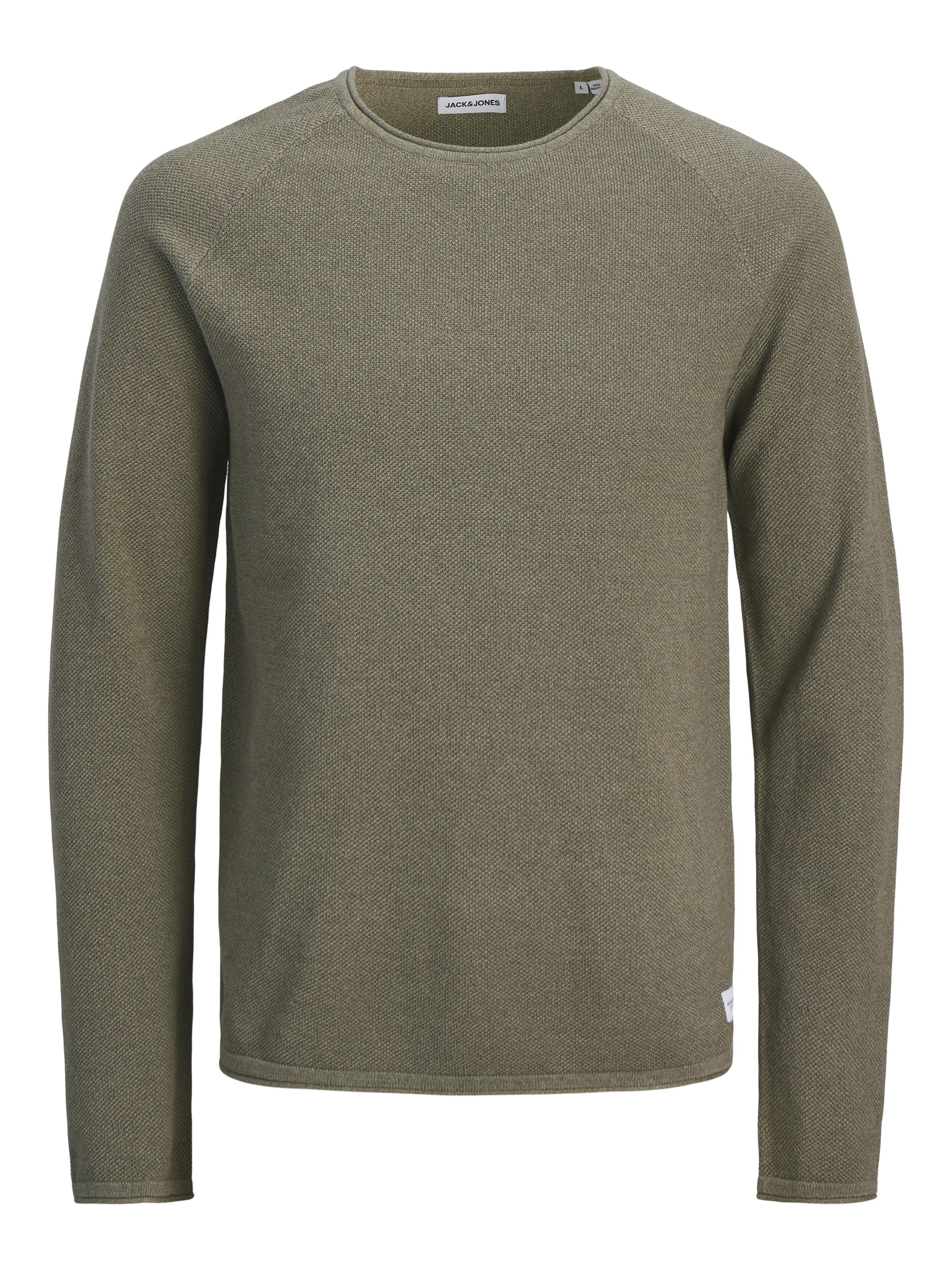 Strickpullover aus Baumwolle - Vetiver - Khaki